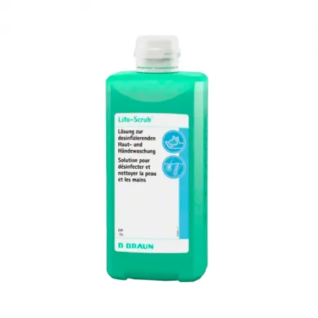 LIFO SCRUB. SOLUCIÓN DESINFECTANTE PARA MANOS. ENVASE DE 1L.