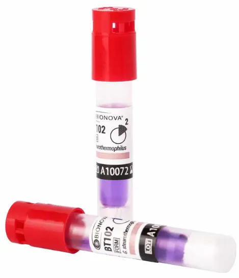 2h INDICADOR BIOLÓGICO PARA LTSF. PRESENTACIÓN: CAJA CON 50 PIEZAS. MARCA TERRAGENE.