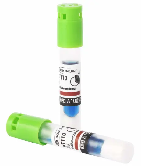 4h INDICADOR BIOLÓGICO AUTÓNOMO RÁPIDO PARA ÓXIDO DE ETILENO. PRESENTACIÓN: CAJA CON 50 PIEZAS. MARCA TERRAGENE.
