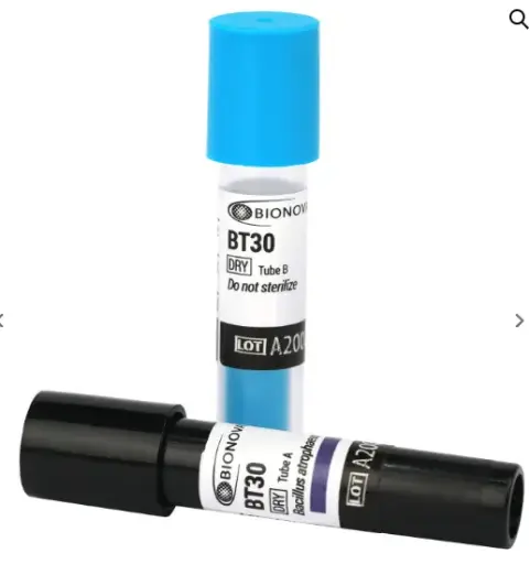 [BT30] 48h INDICADOR BIOLÓGICO DE CALOR SECO. PRESENTACIÓN: CAJA CON 50 PIEZAS.