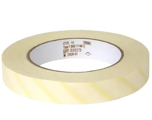 [CT22] Cinta indicadora autoadhesiva para Vapor