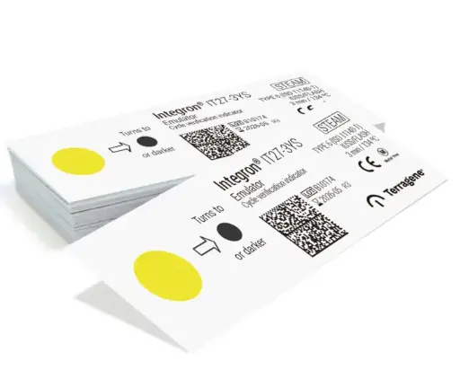 [IT27-3YS] INDICADOR DE EMULADOR PARA VAPOR (3 MIN/134°C. TINTA AMARILLA). PRESENTACIÓN: PAQUETE CON 200 PIEZAS.