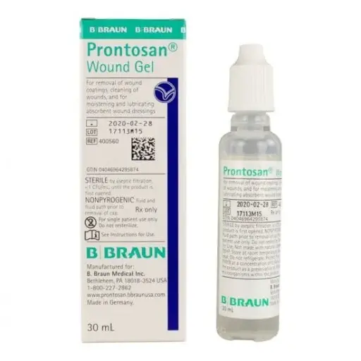 [400590] PRONTOSAN WOUND GEL. GEL PARA LA LIMPIEZA Y DESCONTAMINACIÓN DE HERIDAS. ENVASE DE 30 ML.